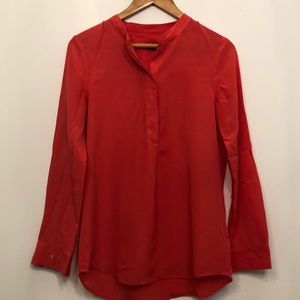 Pink J. Crew Factory Blouse
